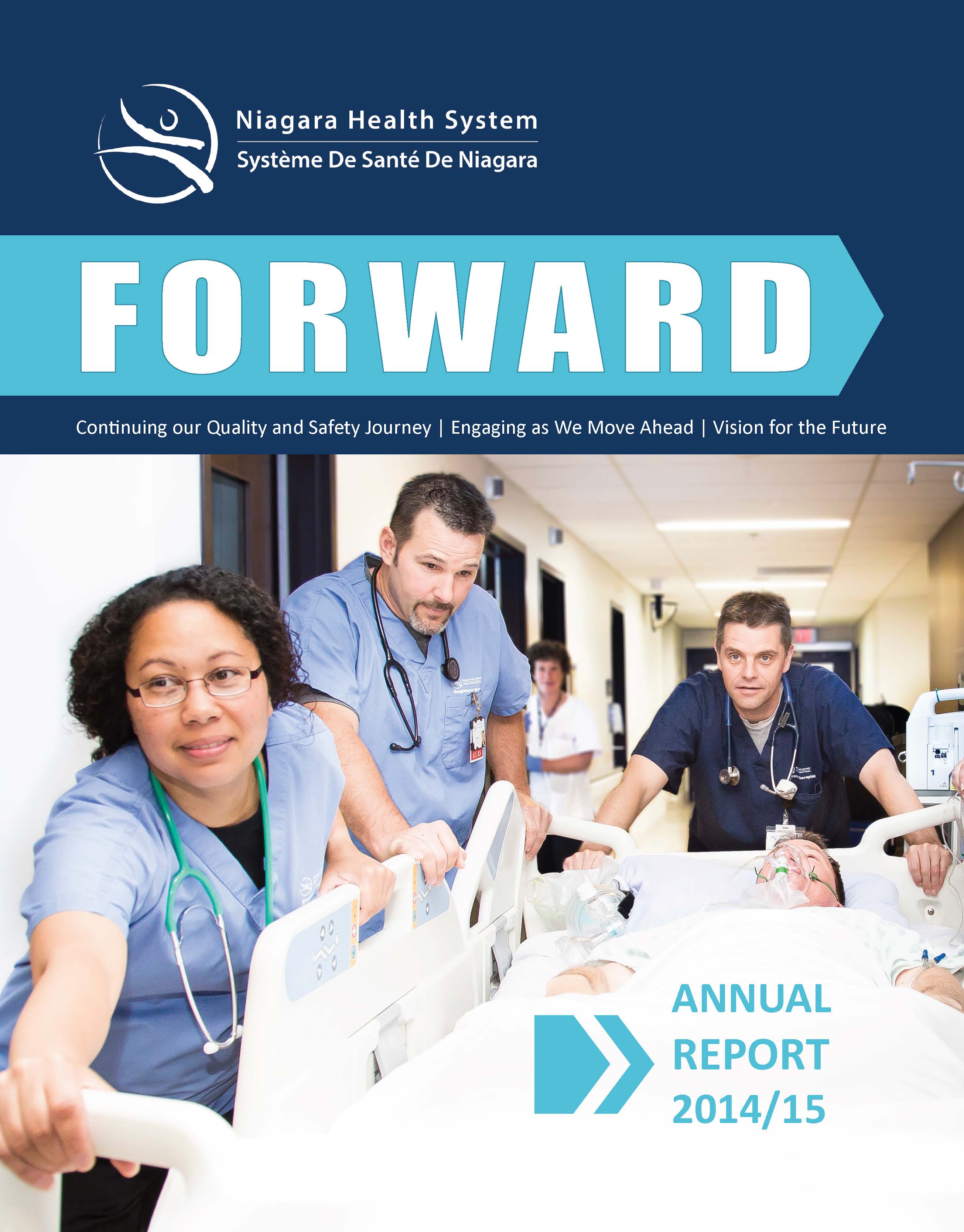 Niagara Health System Annual Report Forward 2014-2015