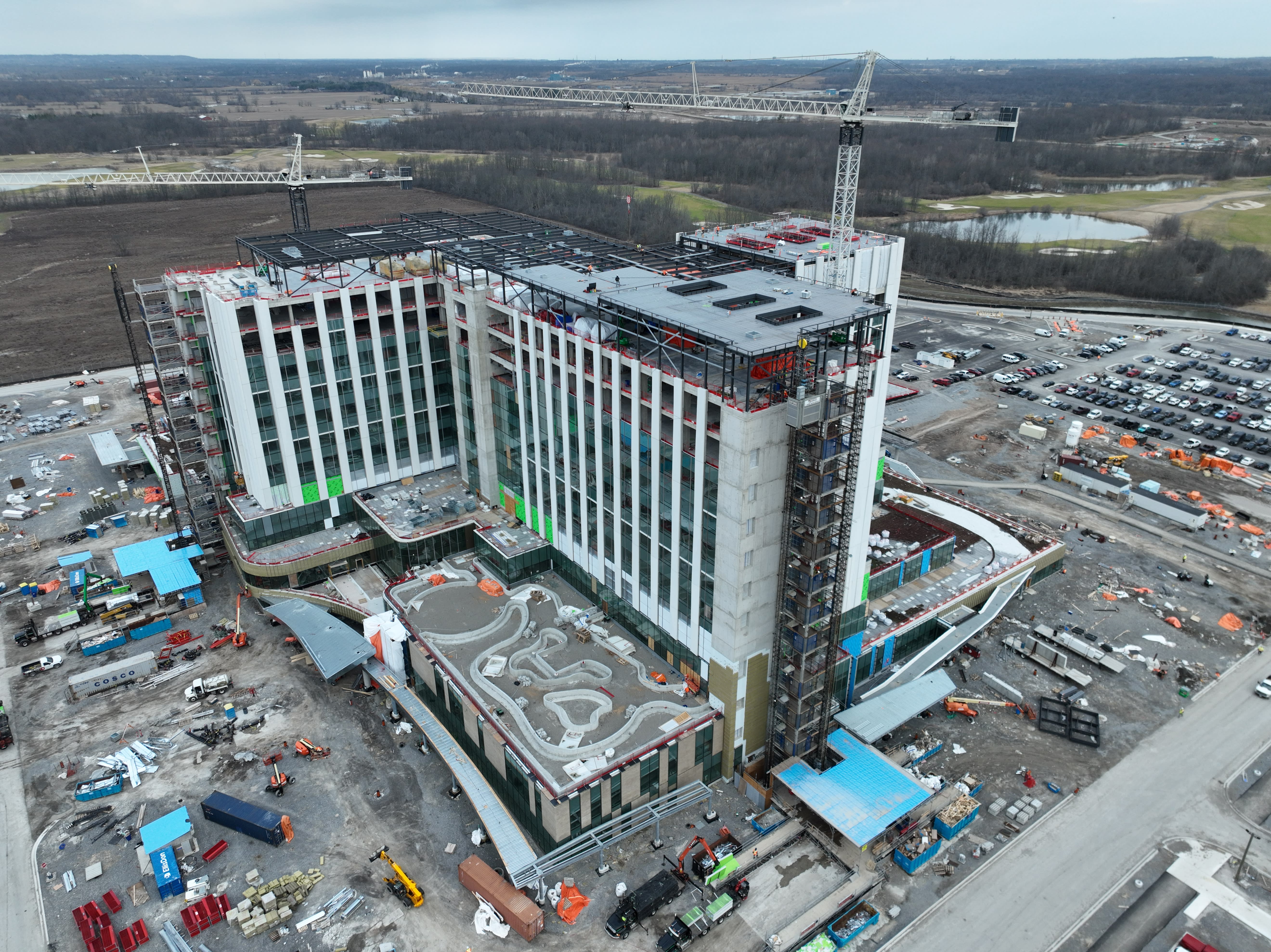 South Niagara Hospital - March 2026 Construction view 