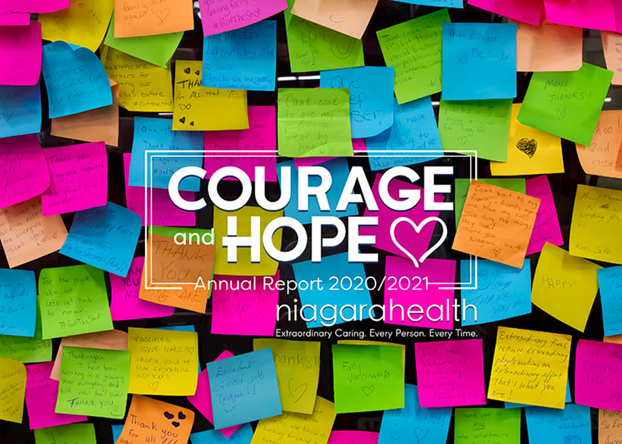 Courage and Hope – Niagara Health's annual report 