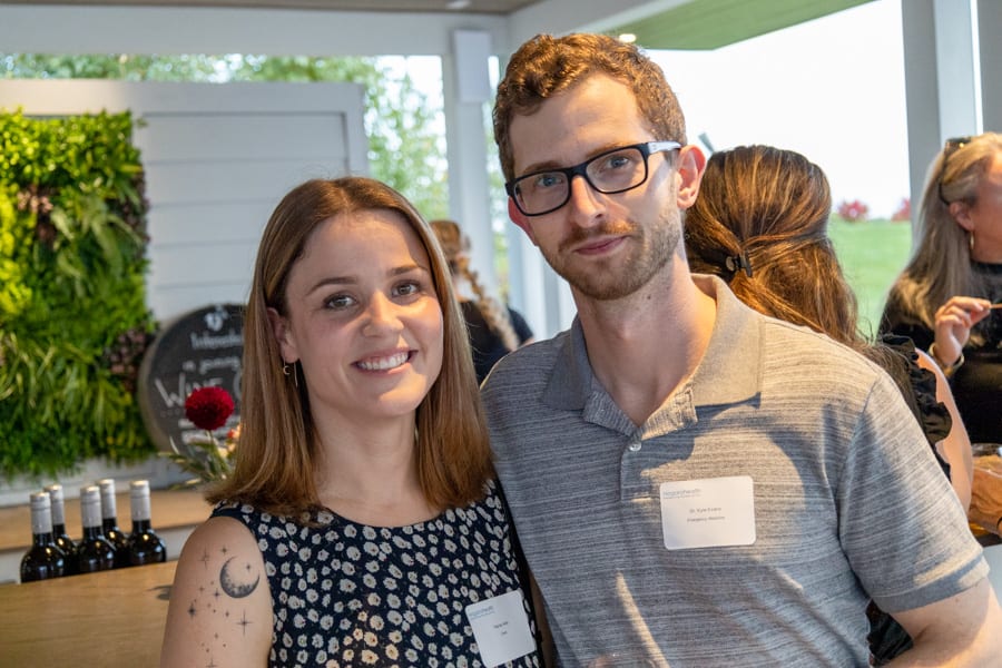 Dr. Kyle Evans and his wife Hayley