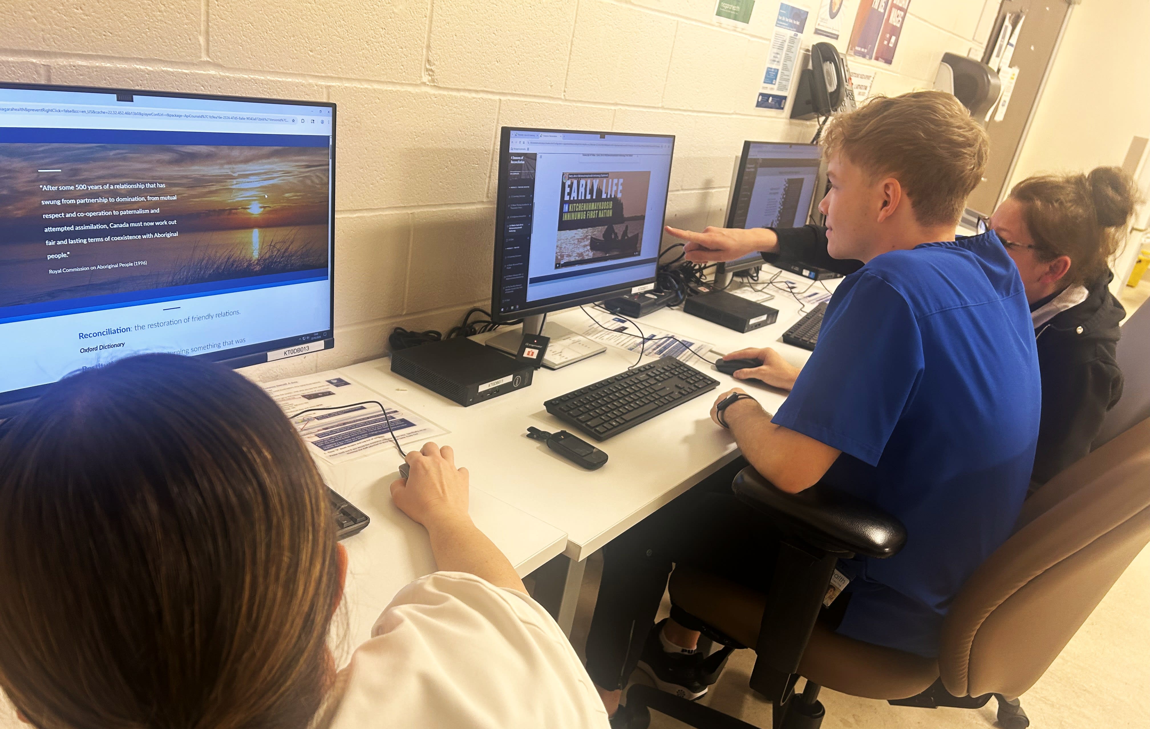 EVS staff undertake Four Seasons of Reconciliation training.