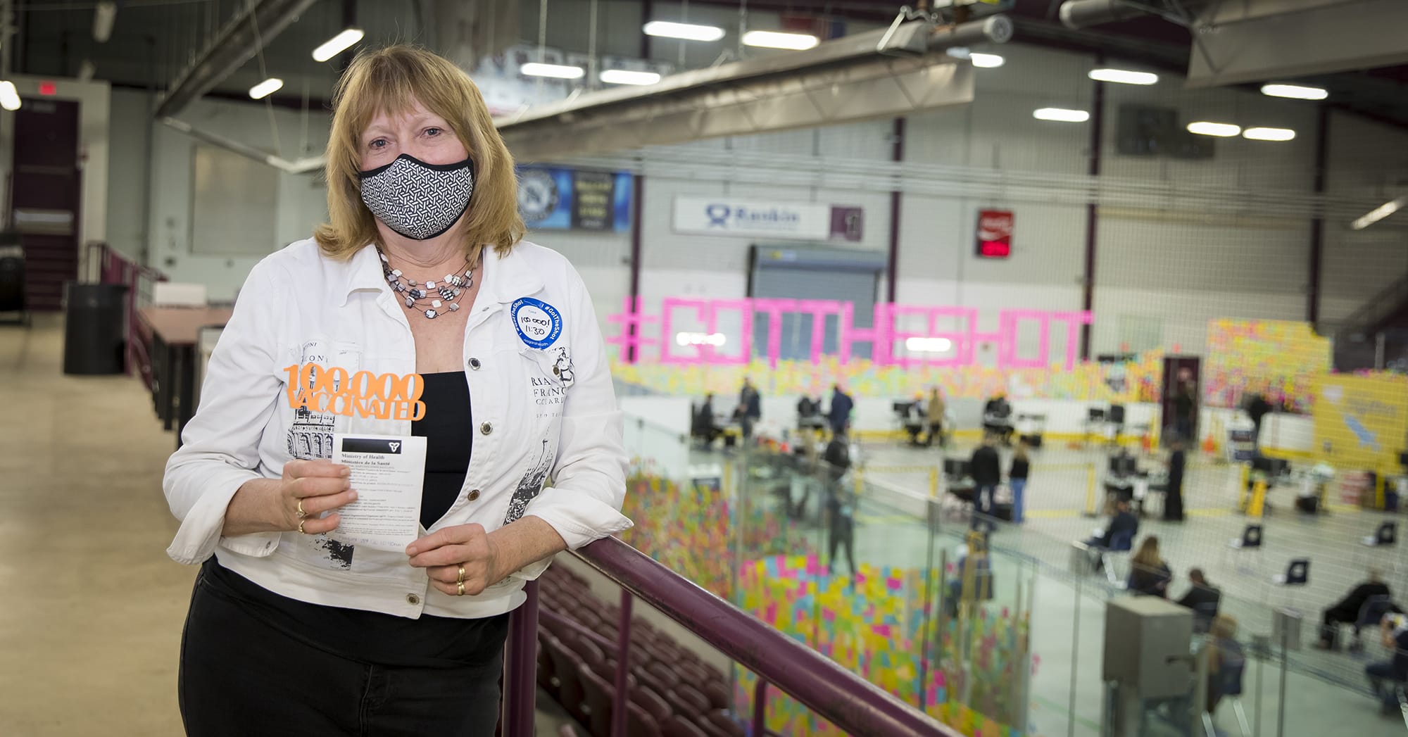 MaryAnn, patient who received 100,000th dose