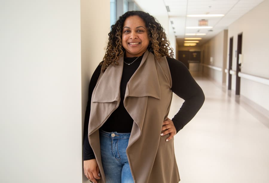 Service Transition Specialist Nicole Bindoo at the St. Catharines hospital