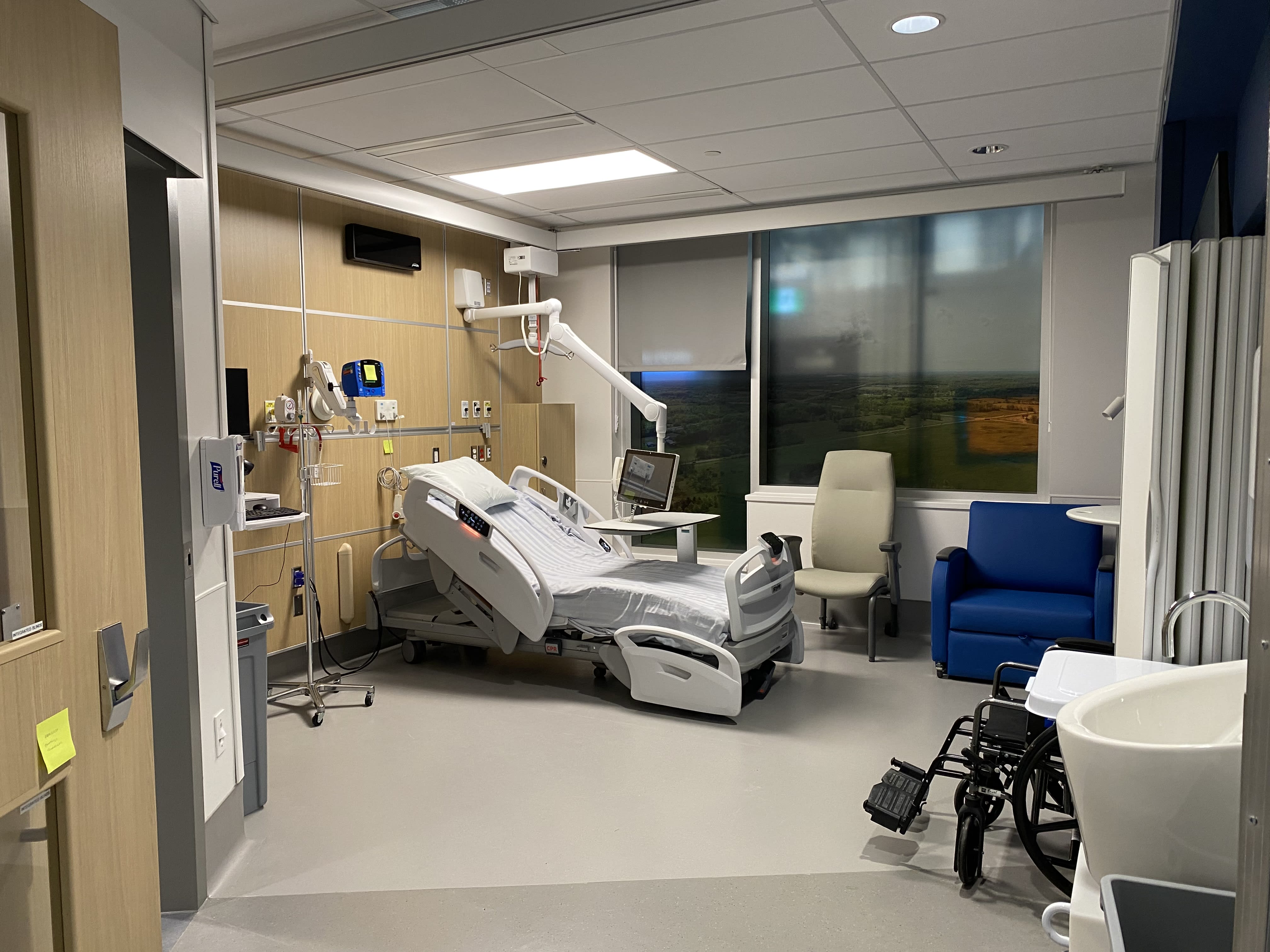 South Niagara Patient Bedroom mock-up