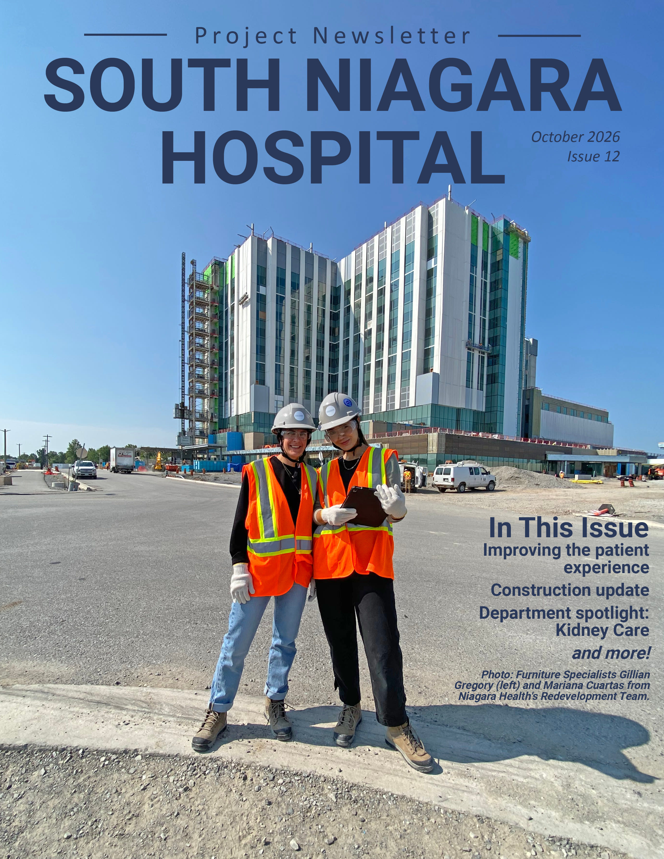 South Niagara Hospital Newsletter cover