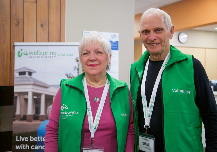 Debbie Mantini and Steve Cino Wellspring Volunteers