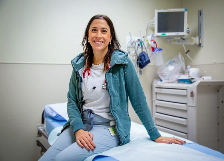 Valerie Frassetto’s presence as a Nurse Practitioner in the Welland Emergency Department