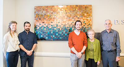 Family pays tribute with art Family pays tribute with art