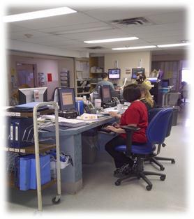 nursing station at St. Catharines General