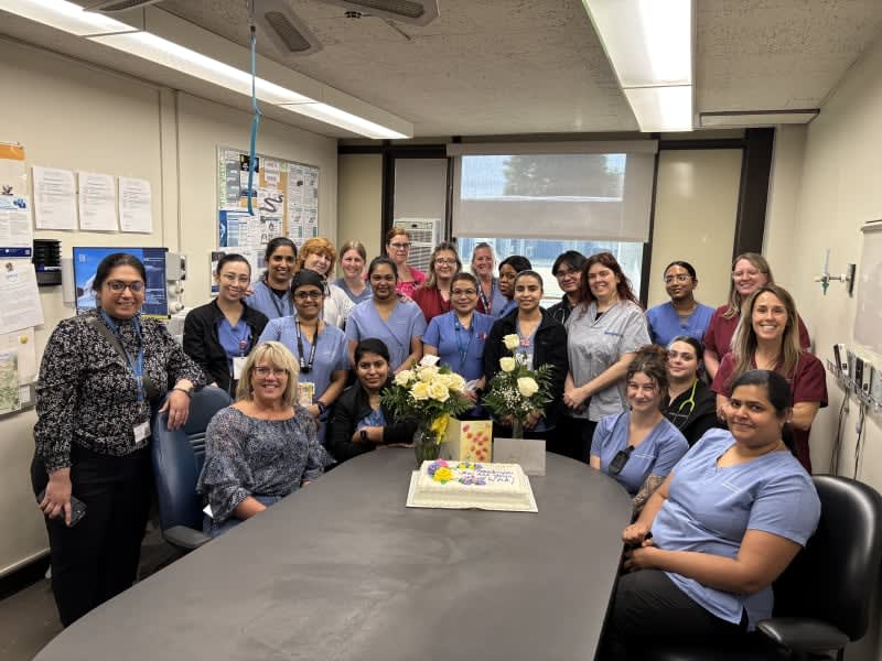 Members of Niagara Health's stroke care team.